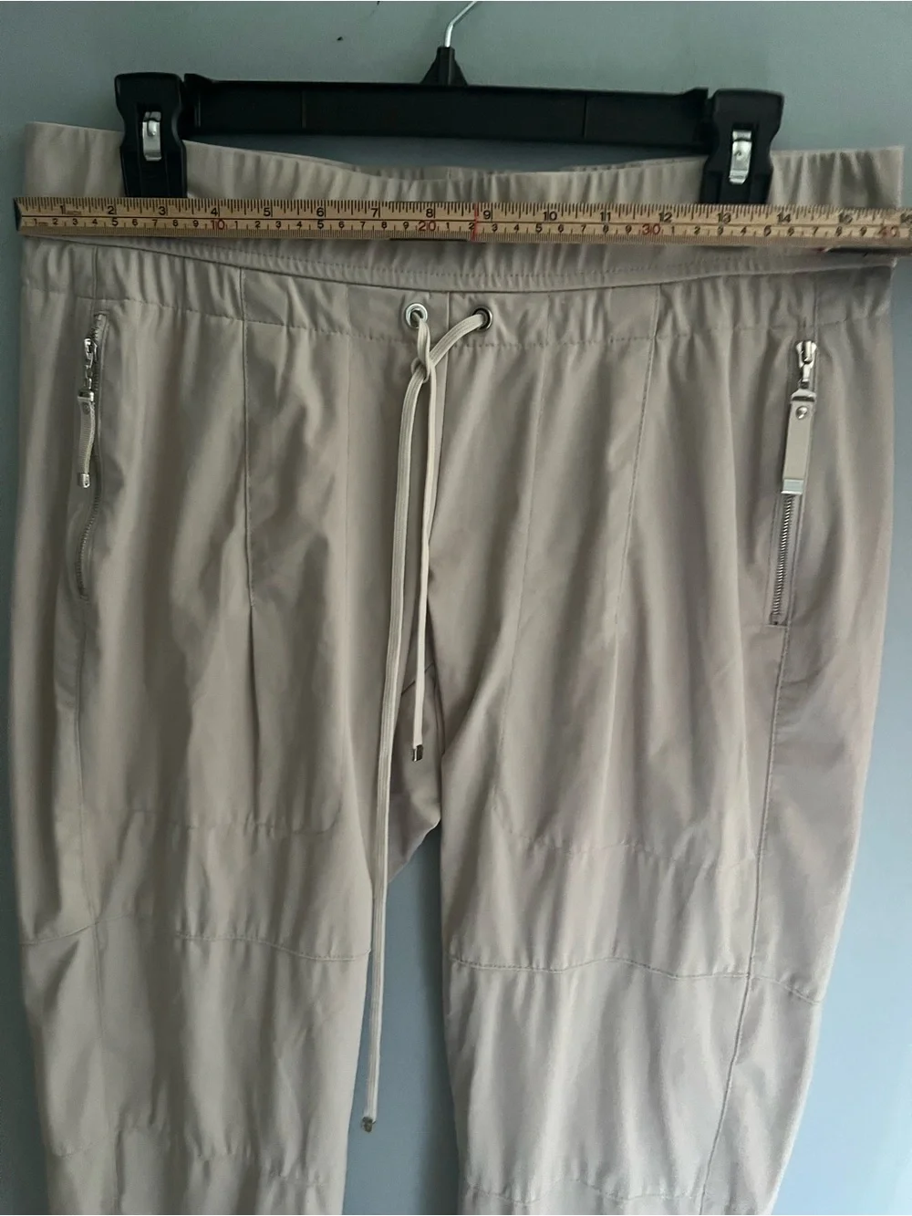 RAFFAELLO ROSSI Light Beige Drawstring Joggers - Picture 5 of 8